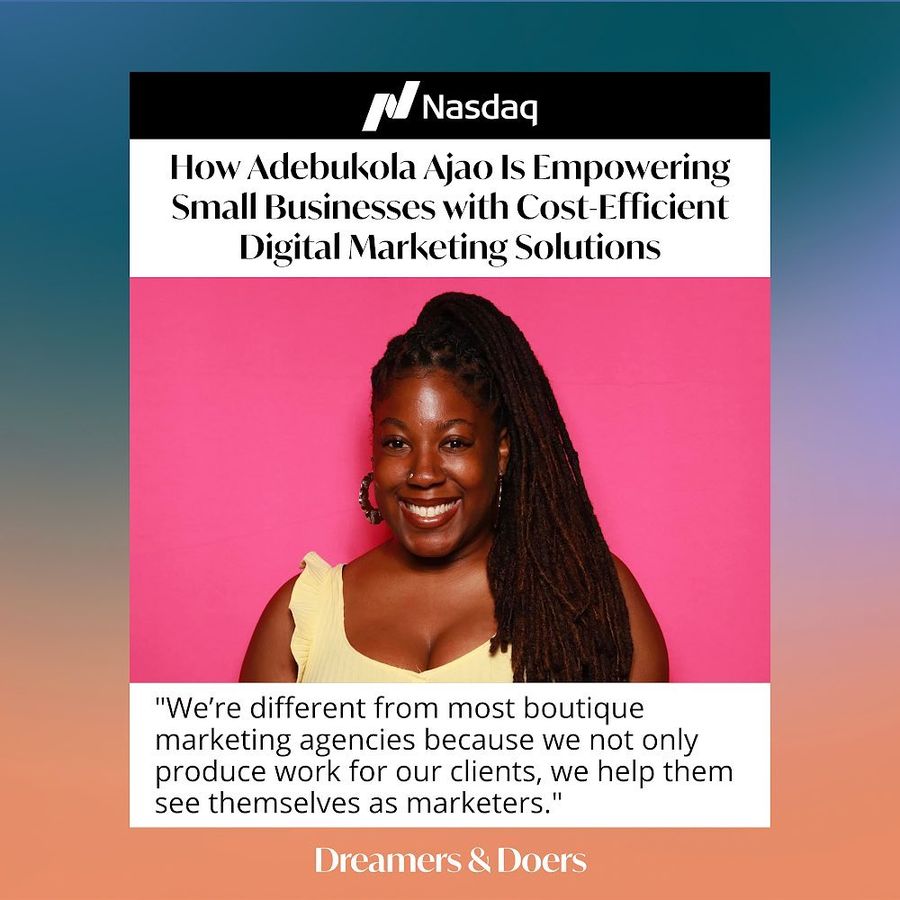 Nasdaq feature on empowering small businesses with cost efficient digital marketing