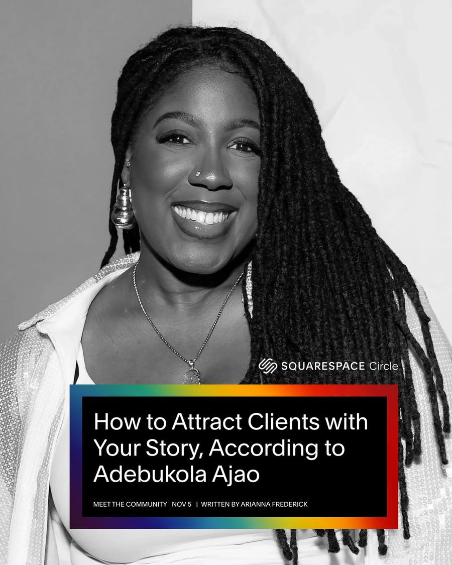 Squarespace Circle feature, How to Attract Clients with Your Story